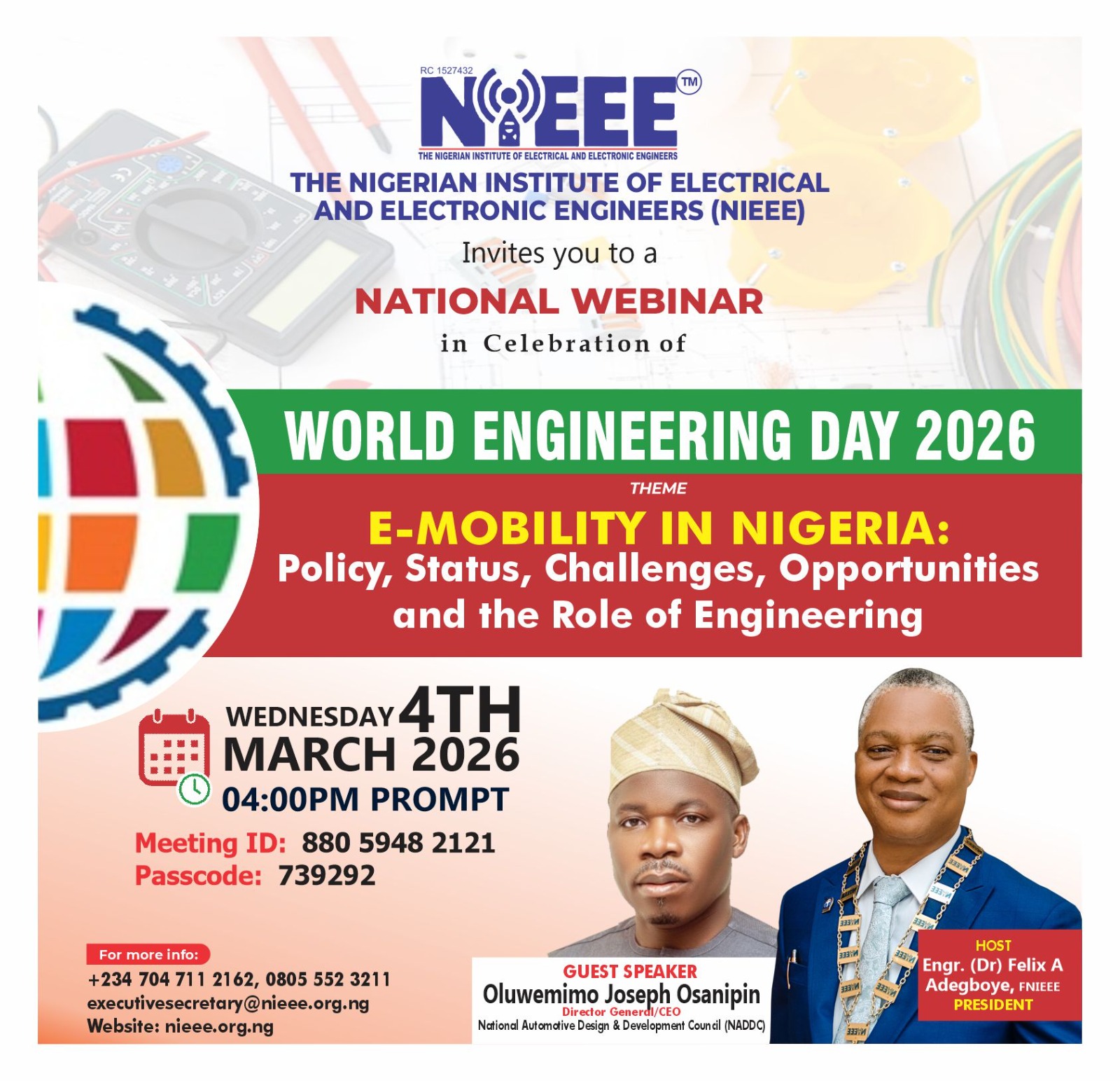  World Engineering Day 2026: E-Mobility in Nigeria